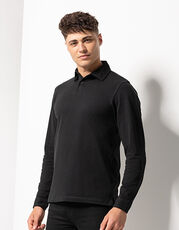 Men´s Long Sleeved Stretch Polo