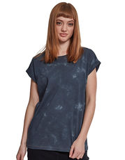 Ladies Batik Dye Extended Shoulder Tee