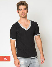 Nath - Men s Shirt Tokio Black White Grey Melange /Titelbild