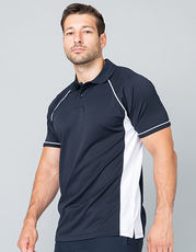 Finden+Hales - Panel Performance Polo Black Navy Red White /Titelbild