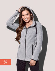 Stedman  - Power Fleece Jacket Women Anthra Heather Grey Heather /Titelbild