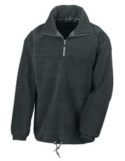 Result - 1/4 Zip Fully Lined Fleece Top Black Navy /Titelbild