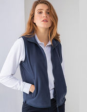 Ladies Sleeveless Microfleece Jacket