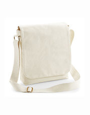 Westford Mill - Fairtrade Cotton Canvas Midi Messenger Natural /Titelbild