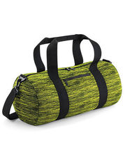 BagBase - Duo Knit Barrel Bag Grey Electric Yellow Navy Black /Titelbild