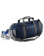 BagBase - Athleisure Kit Bag Grey Marl Black French Navy /Titelbild