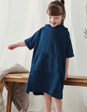 Towel City - Kids  Towelling Poncho Black Royal Navy /Titelbild