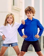 Kids´ Long Sleeve 65/35 Polo