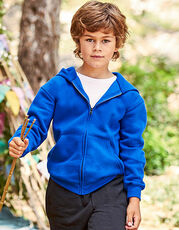 Fruit of the Loom - Kids  Premium Hooded Sweat Jacket Black Royal Blue Heather Grey Red Deep Navy /Titelbild