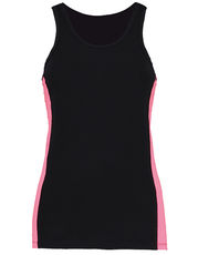 Gamegear - Gamegear  Fashion Fit Racer Back Vest Grey Melange Black Hot Pink Melange Flo Coral Hot Pink /Titelbild