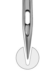 Nadeln 75er mit halbrunder Spitze für PR Maschinen (100 Stück)