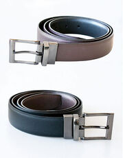 Korntex - Elegant Two-Color Reversible Belt Schaffhausen Black Brown /Titelbild