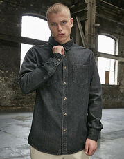 Build Your Brand - Denim Shirt Black Washed /Titelbild