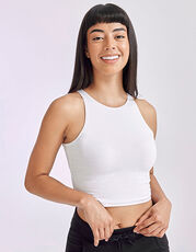 SF Women - Women s Cropped Top Black White /Titelbild