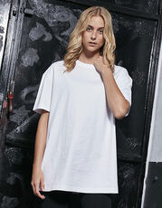 Build Your Brand - Ladies  Oversized Boyfriend Tee White Black /Titelbild