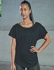 Tombo - Scoop Neck Tee Black /Titelbild