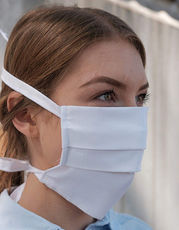 Printwear - Mund-Nasen-Maske (Grüner Knopf, Fairtrade-zertifizierte Baumwolle, Bio-Baumwolle) White /Titelbild