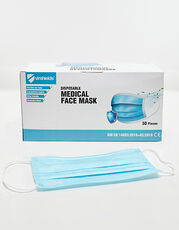 Virshields  - Medical Face Mask Typ IIR (Pack of 50) Blue /Titelbild