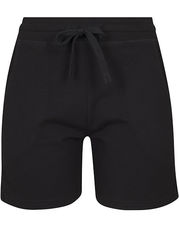 Build Your Brand - Ladies` Terry Shorts Black Heather Grey Charcoal (Heather) /Titelbild