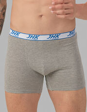 JHK - Men s Midway Briefs (3 Pack) Black Grey Melange White /Titelbild