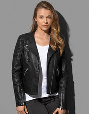 Stedman  - Biker Jacket Women Black Opal /Titelbild