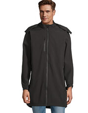 NEOBLU - Men s Long Softshell Coat Achille Night Deep Black /Titelbild