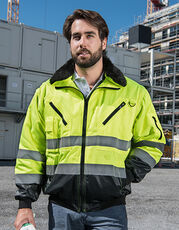 Robust 4-in-1 Hi-Vis Pilot Jacket Oslo