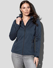 Stedman  - Lux Softshell Jacket Women Black Opal Blue Midnight /Titelbild