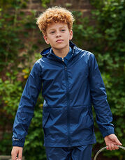 Regatta Junior - Junior Packaway Jacket Black Navy /Titelbild