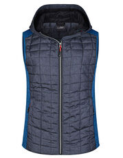 James&Nicholson - Ladies  Knitted Hybrid Vest Light Melange Pink Melange Grey Melange Royal Melange Kiwi Melange Anthracite Melange /Titelbild