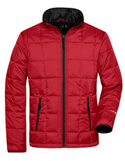 James&Nicholson - Men s Padded Light Weight Jacket Aqua Red Navy Black Carbon Lime Green Silver (Solid) Orange /Titelbild