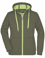 James&Nicholson - Ladies  Doubleface Jacket Navy Grey Heather Sports Grey (Heather) Fern Green Azur Black Carbon Red Olive Purple Graphite (Solid) Aqua Orange Lime (Light) Green /Titelbild