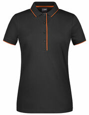 James&Nicholson - Ladies  Polo Stripe White Frog Black Graphite (Solid) Red Navy Royal Orange Silver (Solid) Aqua /Titelbild