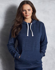 Just Hoods - Heather Hoodie Navy Heather Black Heather /Titelbild