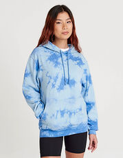 Just Hoods - Tie-Dye Hoodie Grey Pink Marble Pastel Sunset Dip Blue Cloud /Titelbild