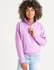 Women´s Cropped 1/4 Zip Sweat