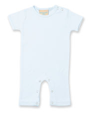 Larkwood - Short Sleeved Romper Pale Blue Pale Pink White /Titelbild