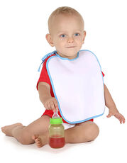 Link Kids Wear - Baby Bib White Babyblue Babypink /Titelbild