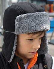 Result Winter Essentials - Junior Ocean Trapper Hat Navy Black Grey /Titelbild