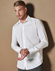 Kustom Kit - Men s Slim Fit Business Shirt Long Sleeve White Black /Titelbild