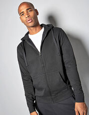 Kustom Kit - Regular Fit Superwash  60  Zipped Hoodie Dark Grey Marl Black Navy /Titelbild