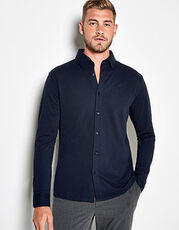 Tailored Fit Superwash® 60º Pique Shirt Long Sleeve