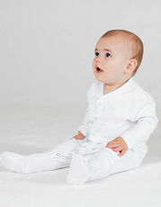 Larkwood - Baby Sleepsuit White Black /Titelbild