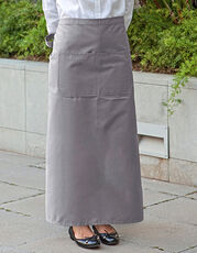 Link Kitchen Wear - Bistro Apron XL With Front Pocket Brown Navy Bottle Green White Orange Terracotta (ca. Pantone 4840) Black Natural (ca. Pantone 7499) Royal Red Khaki Yellow Bordeaux Mouse Grey /Titelbild