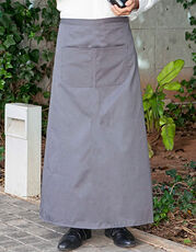 Link Kitchen Wear - Bistro Apron With Front Pocket White Bordeaux Mouse Grey Natural (ca. Pantone 7499) Navy Black Bottle Green Khaki Terracotta (ca. Pantone 4840) Brown Yellow Red Royal Orange Dark Grey (ca. Pantone 431) /Titelbild