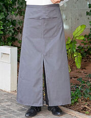 Link Kitchen Wear - Bistro Apron With Split And Front Pocket Yellow Red Khaki Bottle Green Bordeaux Royal Brown Orange Terracotta (ca. Pantone 4840) Natural (ca. Pantone 7499) Navy Mouse Grey Black White Dark Grey (ca. Pantone 431) /Titelbild