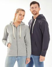 Mantis - Women s Superstar Zip Through Hoodie Heather Grey Melange Charcoal Grey Melange Black Dark Navy /Titelbild