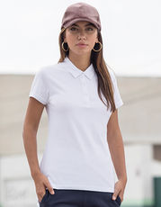 SF Women - Women`s Fashion Polo Black White /Titelbild