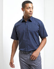 Premier Workwear - Poplin Short Sleeve Shirt (Herrenhemd/Kurzarm) /Titelbild