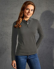 Women´s Heavy Polo Long Sleeve